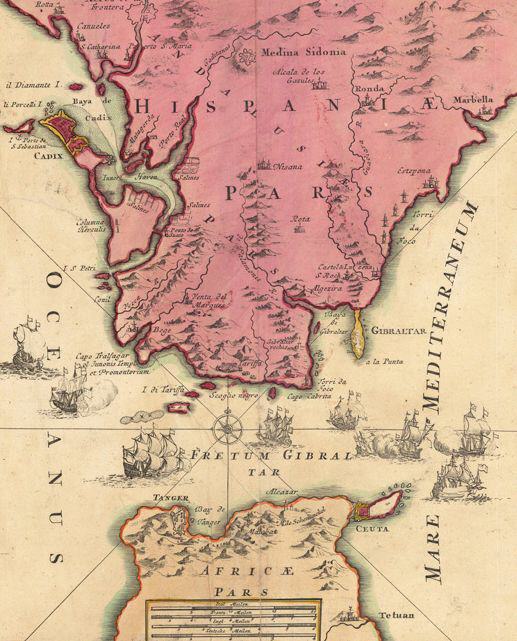 Tanger - Alte Karte